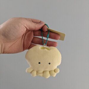 Japan Kawaii Yellow Octopus Keychain Plush